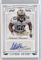 Rookie Signatures - Stephone Anthony [Noted] #/99