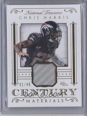 2015 Panini National Treasures - Century Materials - Prime #CM-CH - Chris Harris /49