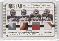 Jameis Winston, Austin Seferian-Jenkins, Mike Evans, Charles Sims #/25