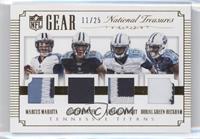 Marcus Mariota, Justin Hunter, Kendall Wright, Dorial Green-Beckham #/25