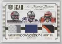 Jameis Winston, Barry Church, Jeremy Hill #/25