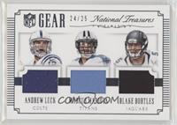 Andrew Luck, Marcus Mariota, Blake Bortles #/25