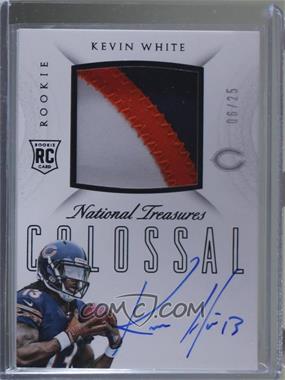 2015 Panini National Treasures - Rookie Colossal Materials Signatures - Prime #RCO-KW - Kevin White /25
