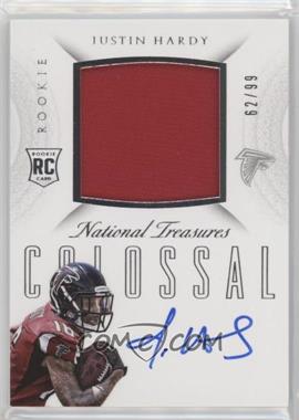 2015 Panini National Treasures - Rookie Colossal Materials Signatures #RCO-JH - Justin Hardy /99