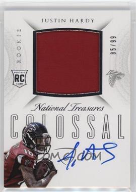 2015 Panini National Treasures - Rookie Colossal Materials Signatures #RCO-JH - Justin Hardy /99