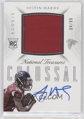 2015 Panini National Treasures - Rookie Colossal Materials Signatures #RCO-JH - Justin Hardy /99
