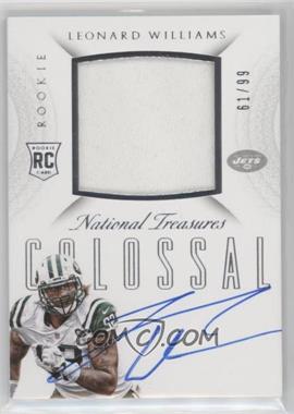 2015 Panini National Treasures - Rookie Colossal Materials Signatures #RCO-LW - Leonard Williams /99