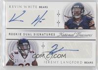 Kevin White, Jeremy Langford #/25