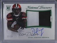 Duke Johnson [COMC RCR Mint or Better] #/29