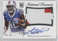 Karlos Williams #/40