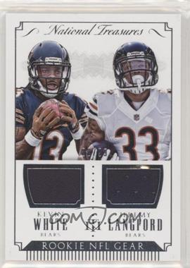 2015 Panini National Treasures - Rookie NFL Gear Combo #RNGC-KL - Kevin White, Jeremy Langford /99