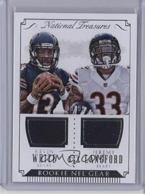 2015 Panini National Treasures - Rookie NFL Gear Combo #RNGC-KL - Kevin White, Jeremy Langford /99