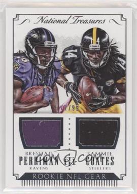 2015 Panini National Treasures - Rookie NFL Gear Combo #RNGC-PC - Breshad Perriman, Sammie Coates /99