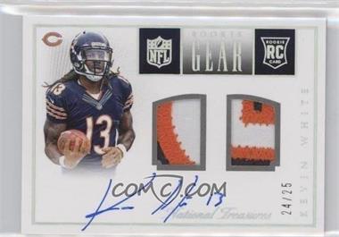 2015 Panini National Treasures - Rookie NFL Gear Dual Signatures - Prime #RNG-KW - Kevin White /25