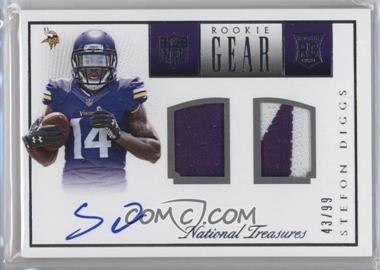 2015 Panini National Treasures - Rookie NFL Gear Dual Signatures #RNG-SD - Stefon Diggs /99