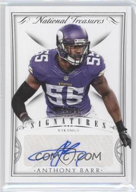 2015 Panini National Treasures - Signatures #SIG-AB - Anthony Barr /99