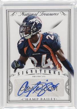 2015 Panini National Treasures - Signatures #SIG-CB - Champ Bailey /25