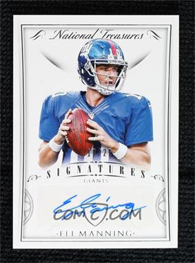 2015 Panini National Treasures - Signatures #SIG-EM - Eli Manning /25