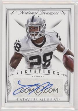 2015 Panini National Treasures - Signatures #SIG-LM - Latavius Murray /99