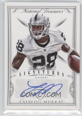 2015 Panini National Treasures - Signatures #SIG-LM - Latavius Murray /99