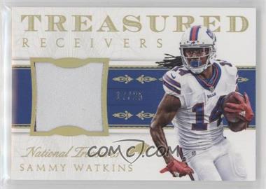 2015 Panini National Treasures - Treasured Receivers - Prime #TWR-SW - Sammy Watkins /25