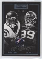 Arian Foster, J.J. Watt #/99