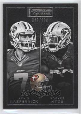 2015 Panini Playbook - [Base] #14 - Carlos Hyde, Colin Kaepernick /299