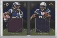 Todd Gurley, Melvin Gordon #/49