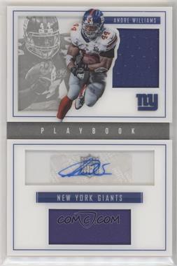 2015 Panini Playbook - Playbook Booklets - Silver Signatures #BK-AW - Andre Williams /49