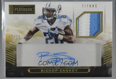 2015 Panini Playbook - Signature Materials - Prime #SM-BS - Bishop Sankey /25 [Noted]