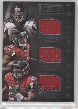 2015 Panini Playbook - Triple Threats #TT-ATL - Devonta Freeman, Julio Jones, Tevin Coleman /99