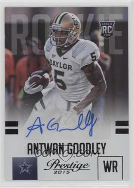 2015 Panini Prestige - [Base] - Extra Points Black Signatures #204 - Rookie - Antwan Goodley /10