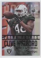 Rookie - Clive Walford #/10