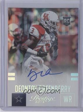 2015 Panini Prestige - [Base] - Extra Points Platinum Signatures #228 - Rookie - Deontay Greenberry /25