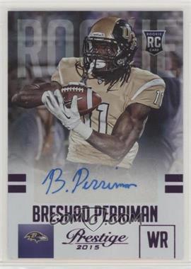 2015 Panini Prestige - [Base] - Extra Points Purple Signatures #211 - Rookie - Breshad Perriman /100