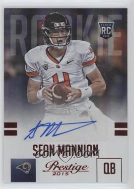 2015 Panini Prestige - [Base] - Extra Points Red Signatures #281 - Rookie - Sean Mannion