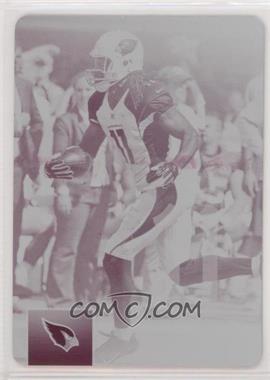 2015 Panini Prestige - [Base] - Printing Plate Magenta #183 - Larry Fitzgerald /1