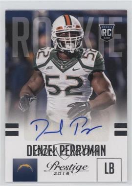 2015 Panini Prestige - [Base] - Signatures #227 - Rookie - Denzel Perryman