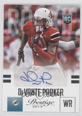 2015 Panini Prestige - [Base] - Signatures #229 - Rookie - DeVante Parker