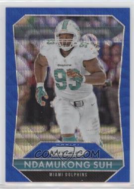 2015 Panini Prizm - [Base] - Blue Wave Prizm #90 - Ndamukong Suh /150