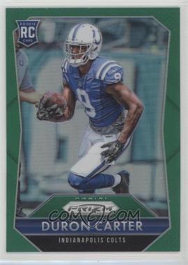 2015 Panini Prizm - [Base] - Green Prizm #227 - Rookies - Duron Carter