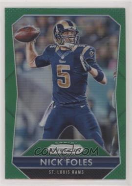 2015 Panini Prizm - [Base] - Green Prizm #96 - Nick Foles