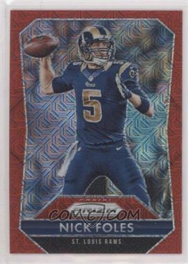 2015 Panini Prizm - [Base] - Red Mojo Prizm #96 - Nick Foles /99