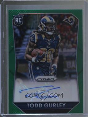 2015 Panini Prizm - Rookie Signatures - Green Prizm #RS-TG - Todd Gurley /99 [Noted]