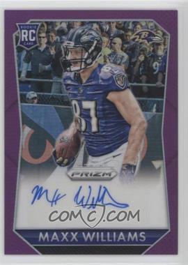 2015 Panini Prizm - Rookie Signatures - Violet Prizm #RS-MW - Maxx Williams