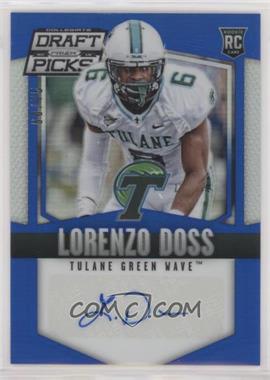 2015 Panini Prizm Collegiate Draft Picks - [Base] - Blue Prizm Autographs #213 - Lorenzo Doss /75