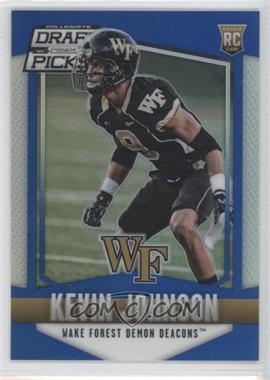 2015 Panini Prizm Collegiate Draft Picks - [Base] - Blue Prizm #208 - Kevin Johnson /75