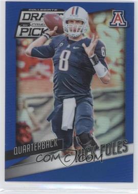 2015 Panini Prizm Collegiate Draft Picks - [Base] - Blue Prizm #77 - Nick Foles /75