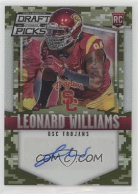 2015 Panini Prizm Collegiate Draft Picks - [Base] - Camo Prizm Autographs #130 - Leonard Williams /199