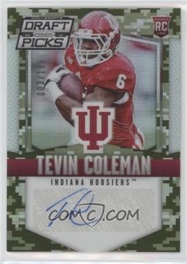 2015 Panini Prizm Collegiate Draft Picks - [Base] - Camo Prizm Autographs #145 - Tevin Coleman /199